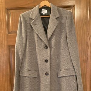Armani long wool coat